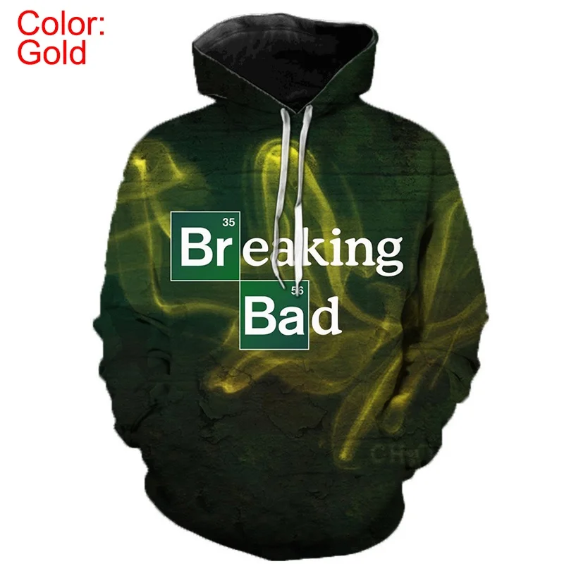 

New Listing Classic TV Breaking Bad Season 5 3D Printing Hoodie Women/Men Sweatshirt Casual s Ovdersized S-5XL