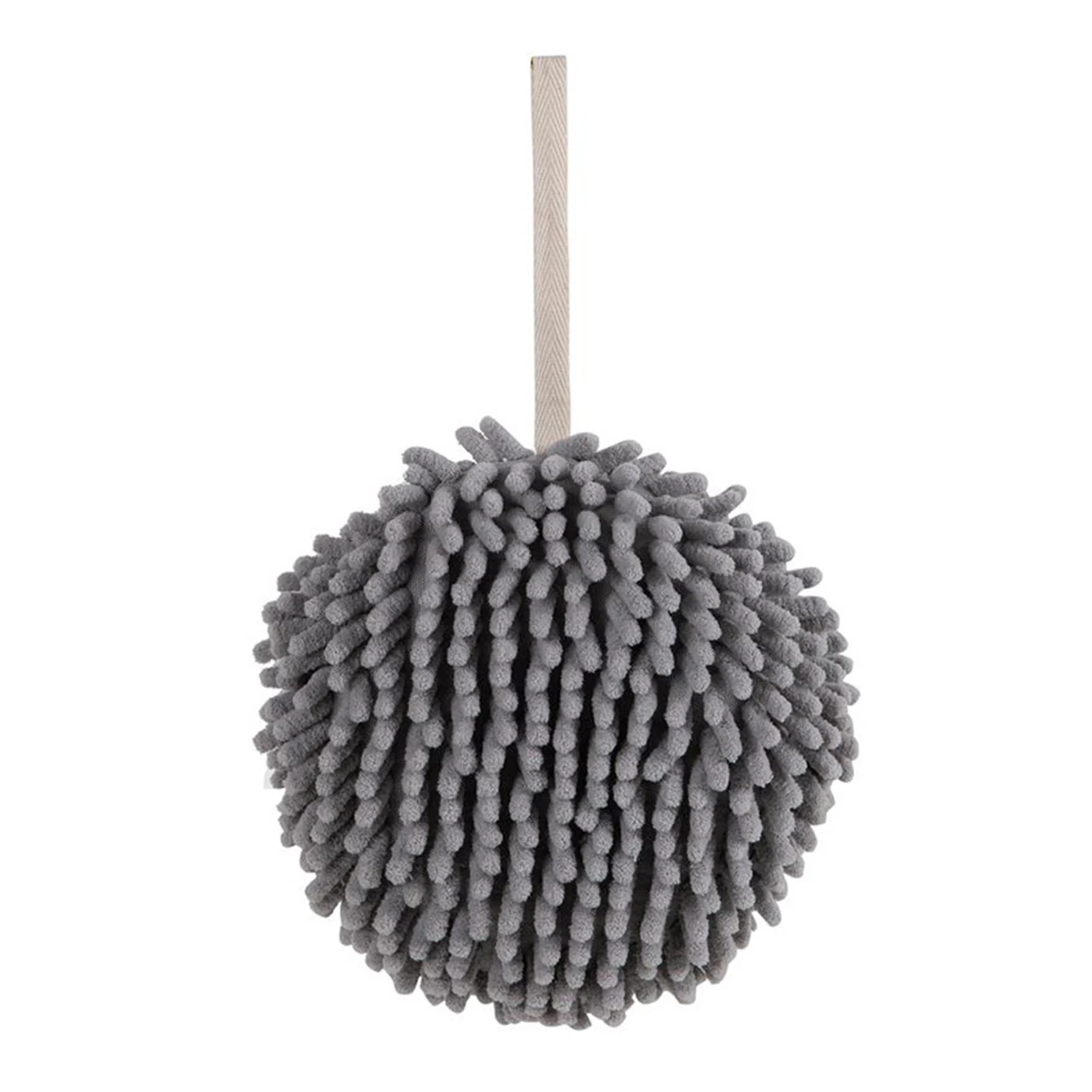 

Полотенце для рук из синели, быстросохнущее полотенце для рук, мяч с петлей для кухни, ванной, быстросохнущая ткань для уборки, подвесное укр...