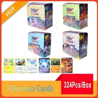 2022 pokemon cards original pikachu card english trading cards 324pcsbox game evolutions booster collectible kids boy toys gift