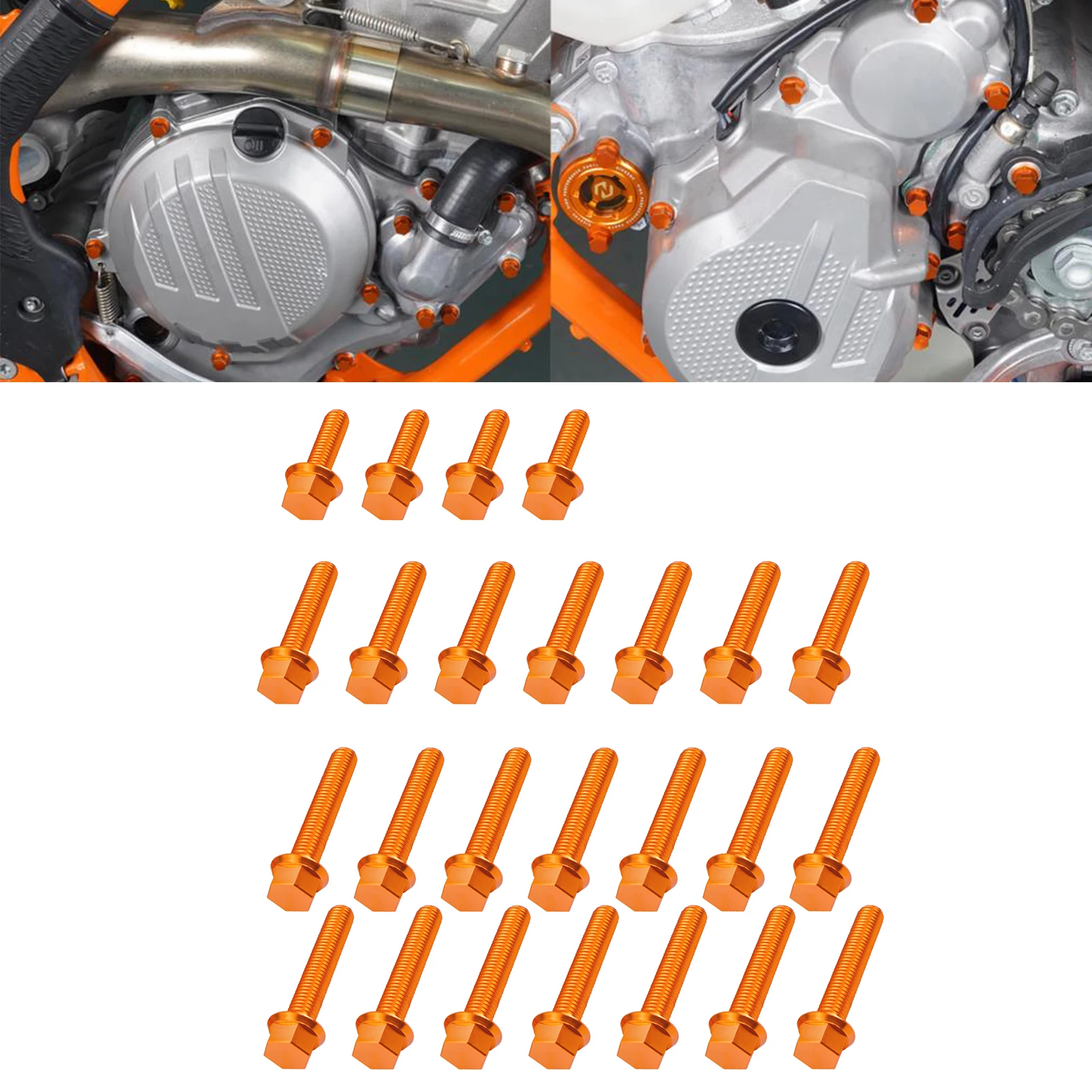 Комплект болтов двигателя мотоцикла для KTM 690 ENDURO R ENDUR SMC SMCR 2009-2022 Крышка зажигания