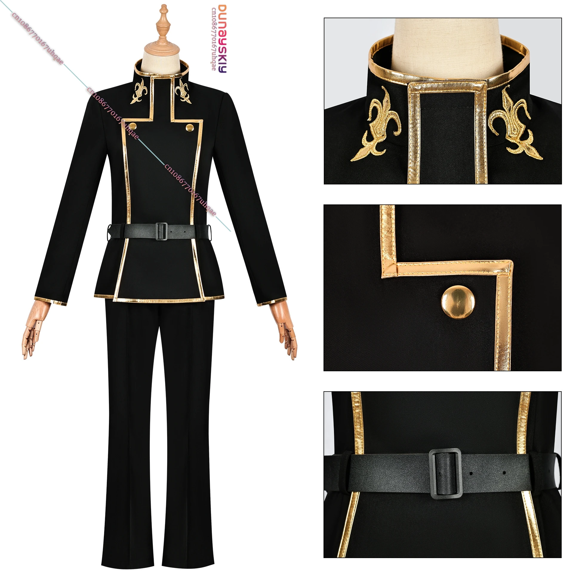 Аниме Codee Geass карнавальный костюм наряд унисекс Lelouchh Lamperougee одежда для ролевых игр