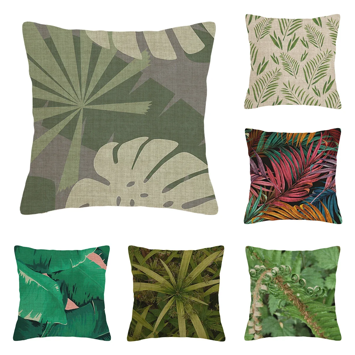 Современная Декоративная Наволочка Для Дома Льняная/хлопковая Квадратная С