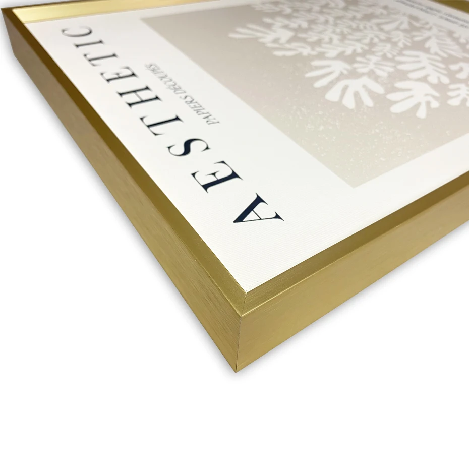 Современная алюминиевая фоторамка 40x50 см для художественных работ картина