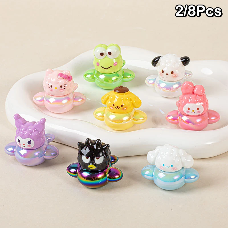 1 компл. мини-самолет Sanrio орнамент Hello Kitty Kuromi Melody Cinnamoroll фигурка настольный декор