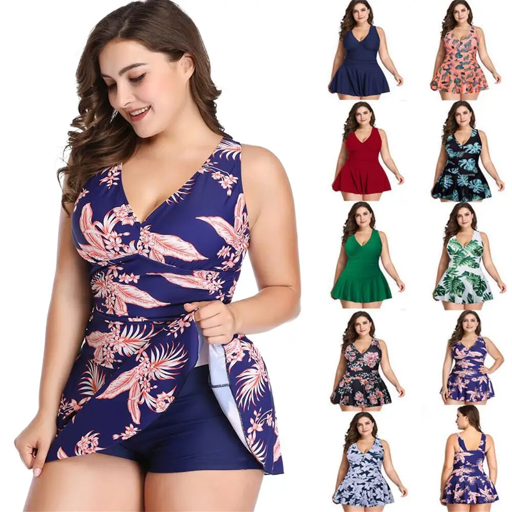 

2022 Sexy Tankini Set Plus Size Two Piece Swimsuit Push Up Brazilian Swimwear Bathing Suit Summer Beach Wear Swimming Suit Women