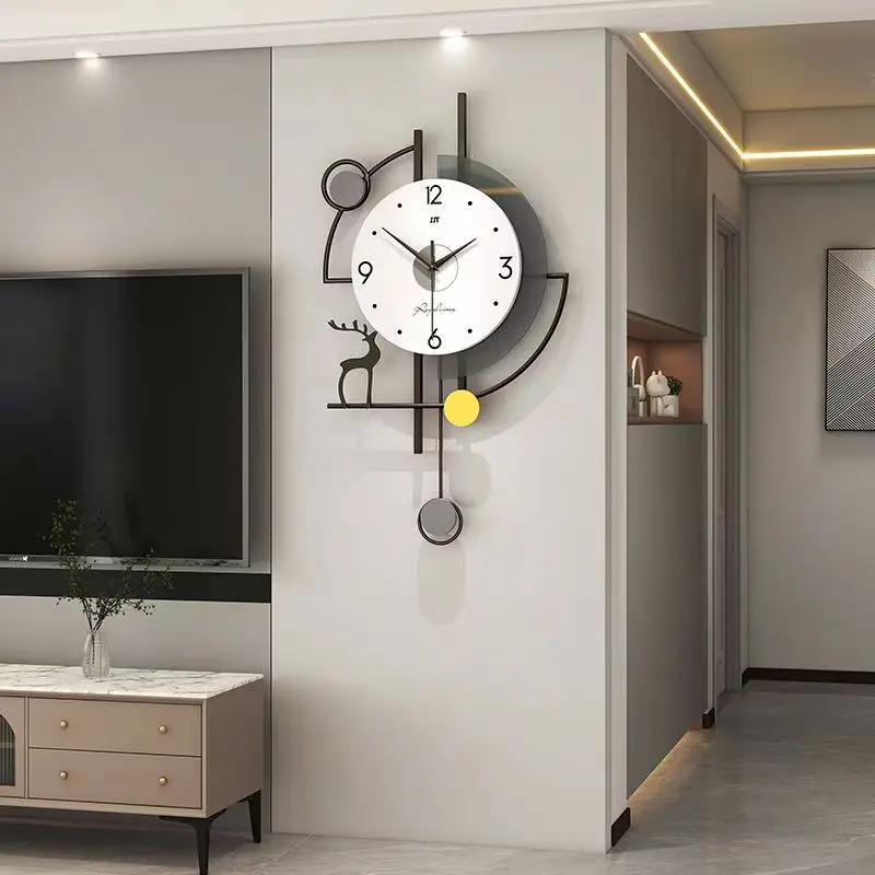 

Fashion Clock, Living Room, Modern and Simple Home Decoration Clock, Wall Hanging Creative Restaurant Clock