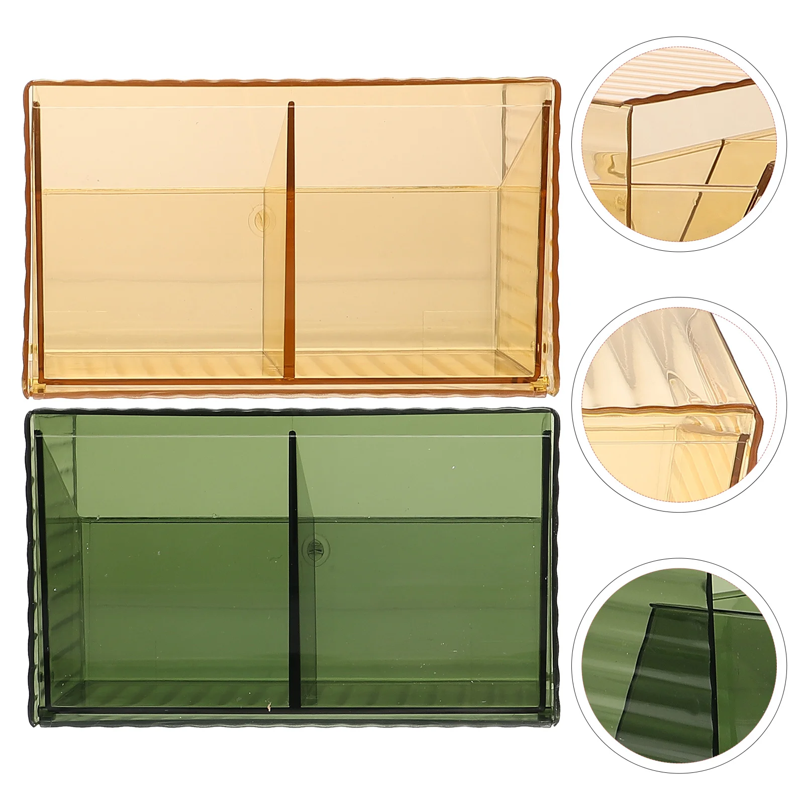 

2 Pcs Kawaii Storage Jars Bathroom Sanitary Napkin Household Wall Mounted Organizer Bedroom Makeup The Pet