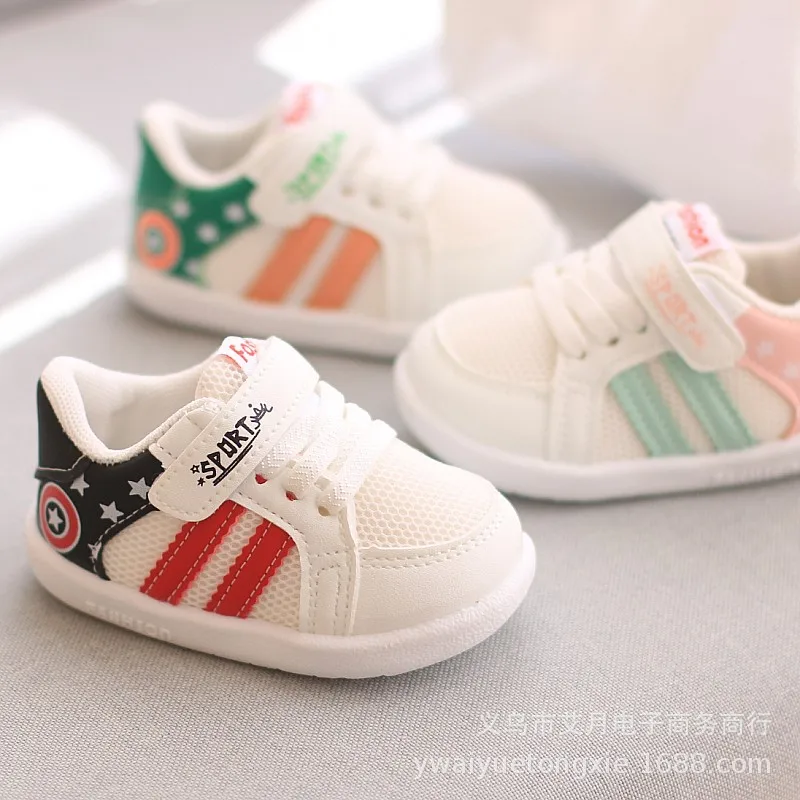

New Fashion Cute Lovely First Walkers Toddlers Classic Hot Sales Baby Girls Boys Shoes Excellent Infant Tennis Sneakers