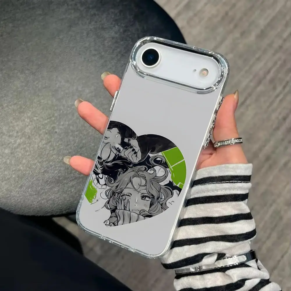 Чехол Green Yuris для iPhone 17 16 15 14 13 12 11 Pro Max Xr Air Plus, силиконовый, серебристый, жесткий чехол-накладка (art.: 3920da2b9cc7f) - 3920da2b9cc7f