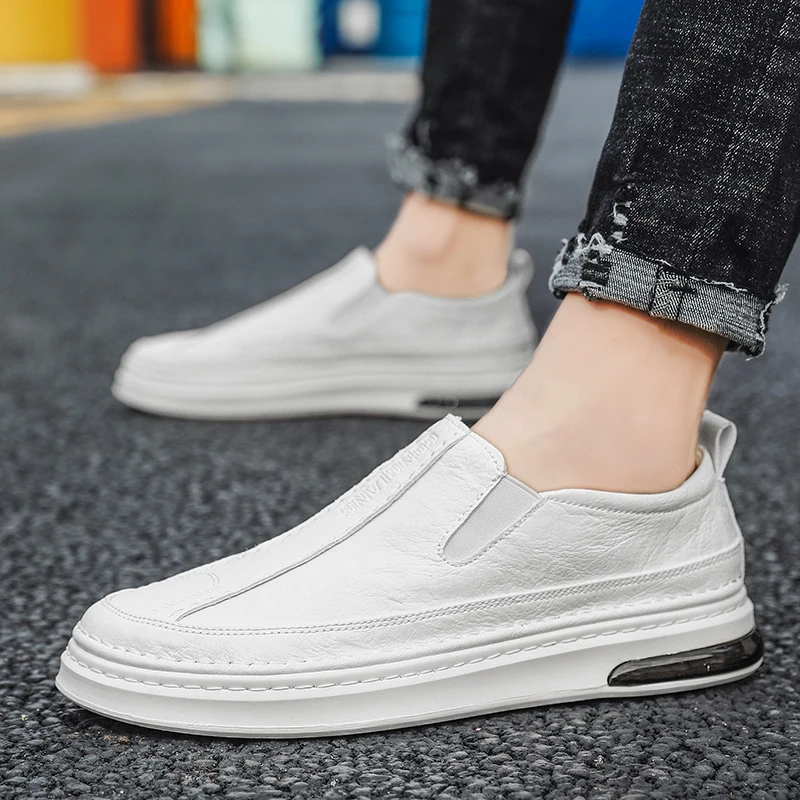 

Men Boat Shoes slip on Casual Flats Moccasins Homme Driving Loafers menShoes Breathable Moccasins Hand Sewing Men Shoes