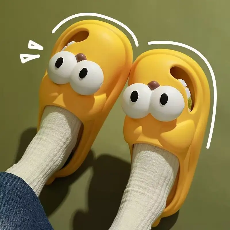 Cartoon Doggy Slippers Women Summer Cute Home Slippers Female Outdoor Flip Flops Ladies Bathroom Slides Light Indoor Sandals