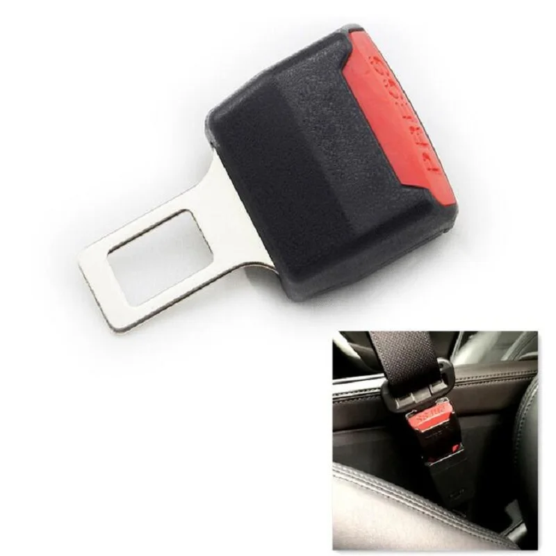 

Creative Black Car Seat Belt Clip Extender Safety Seatbelt Lock Buckle Plug Thick Insert Socket