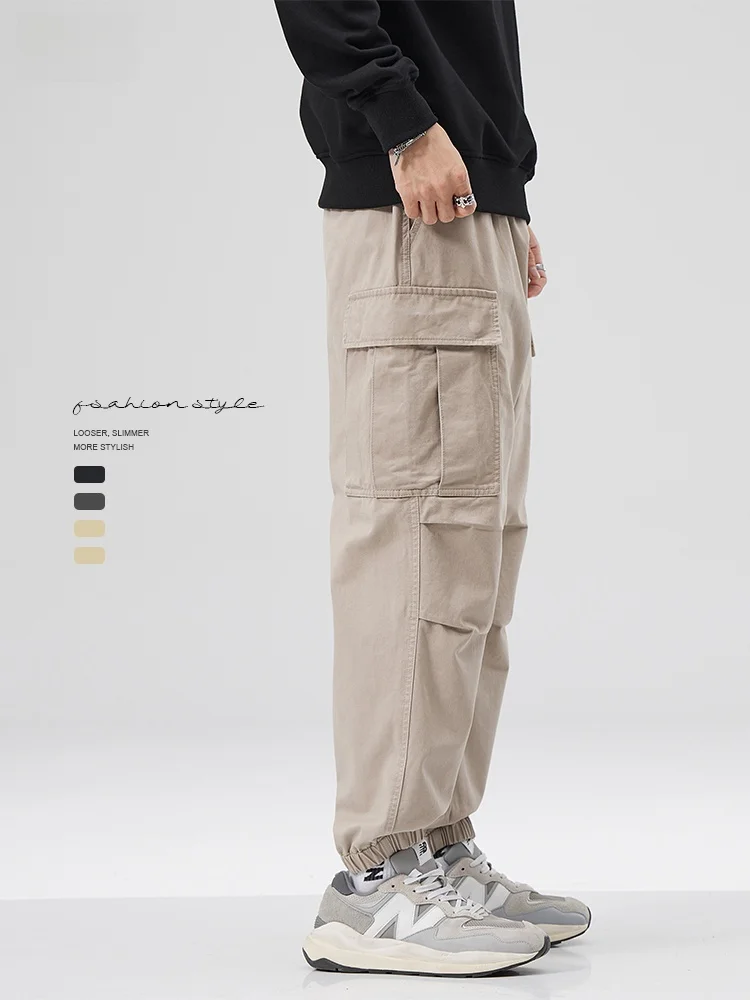 Повседневные комбинезоны цвета хаки Tan Xiansen мужские осенне-зимние модные