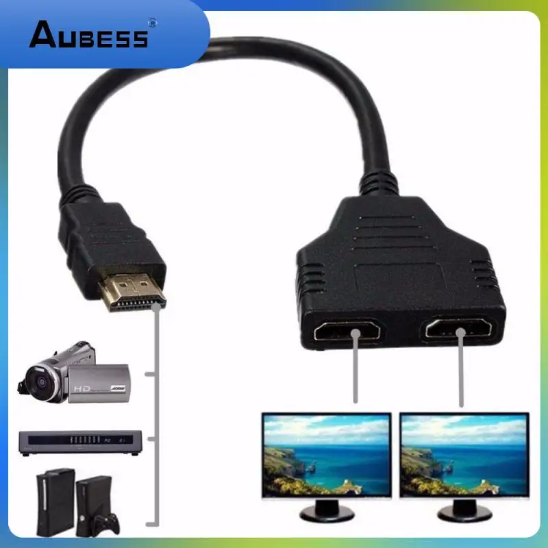 

Portable 1080p HDMI-compatible Adapter 30 Cm High Quality Adapter Converter Signal Transfer Computer Accessories