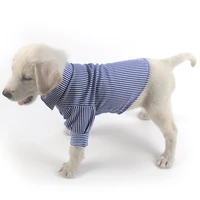 wangupet 2017 new stripe dog shirt brand leisure clothing fashion social casual pet shirt slim fit long sleeve dog shirts