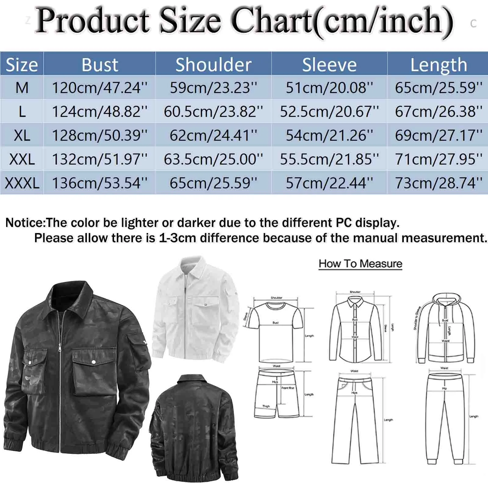 Мужская однотонная уличная куртка большого размера на осень и зиму с несколькими