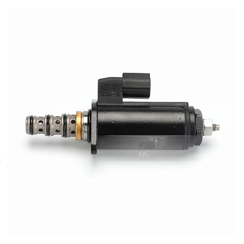 

High quality SK200-6 excavator safety lock solenoid valve YN35V00020F1