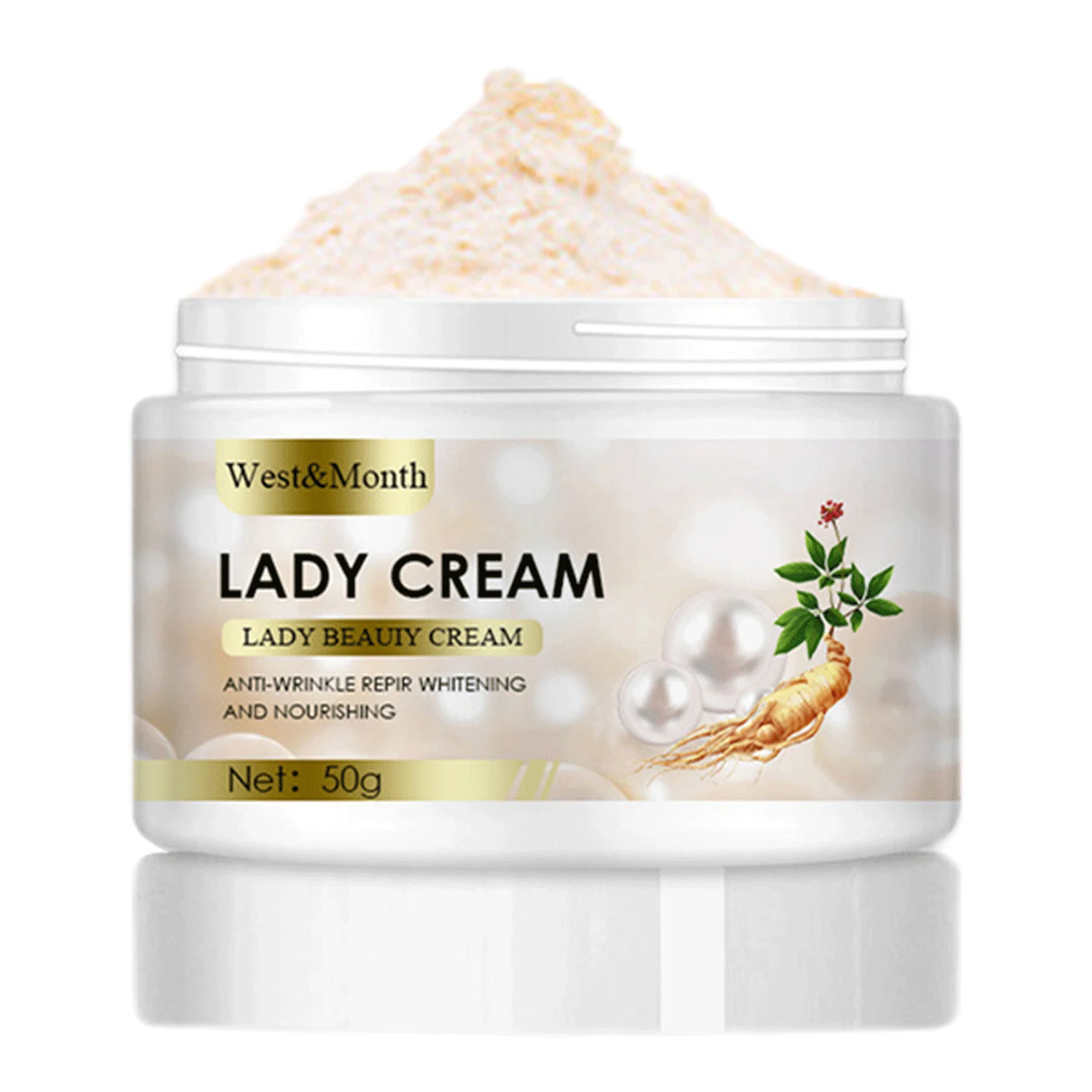 

Pearl Cream For Face Anti-Aging Firming Cream Face Moisturizer For Women Anti-Aging Safe Pearl Ginseng Ingredients And Firm Your