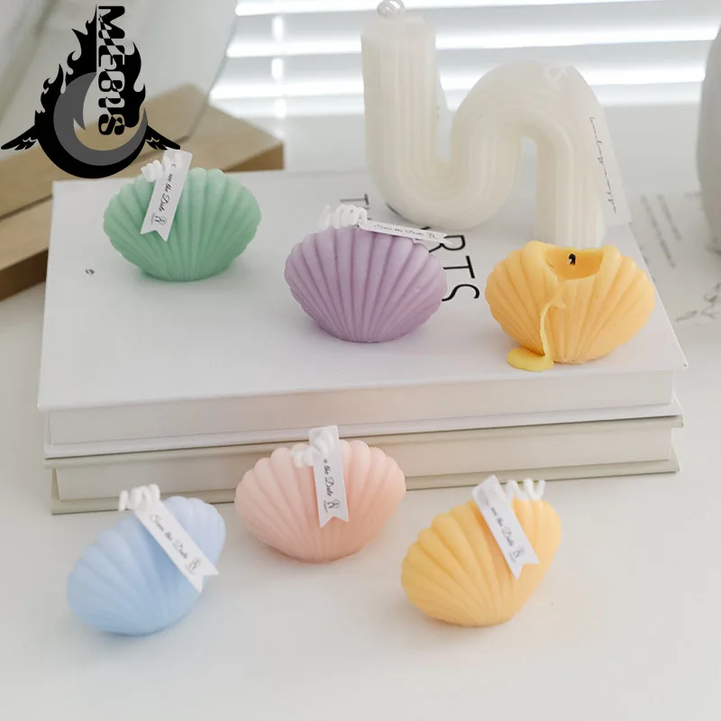 

1PC Shell Candle Home Decoration Birthday Decoration Soy Wax Scented Candles Wedding Decoration Photography Props