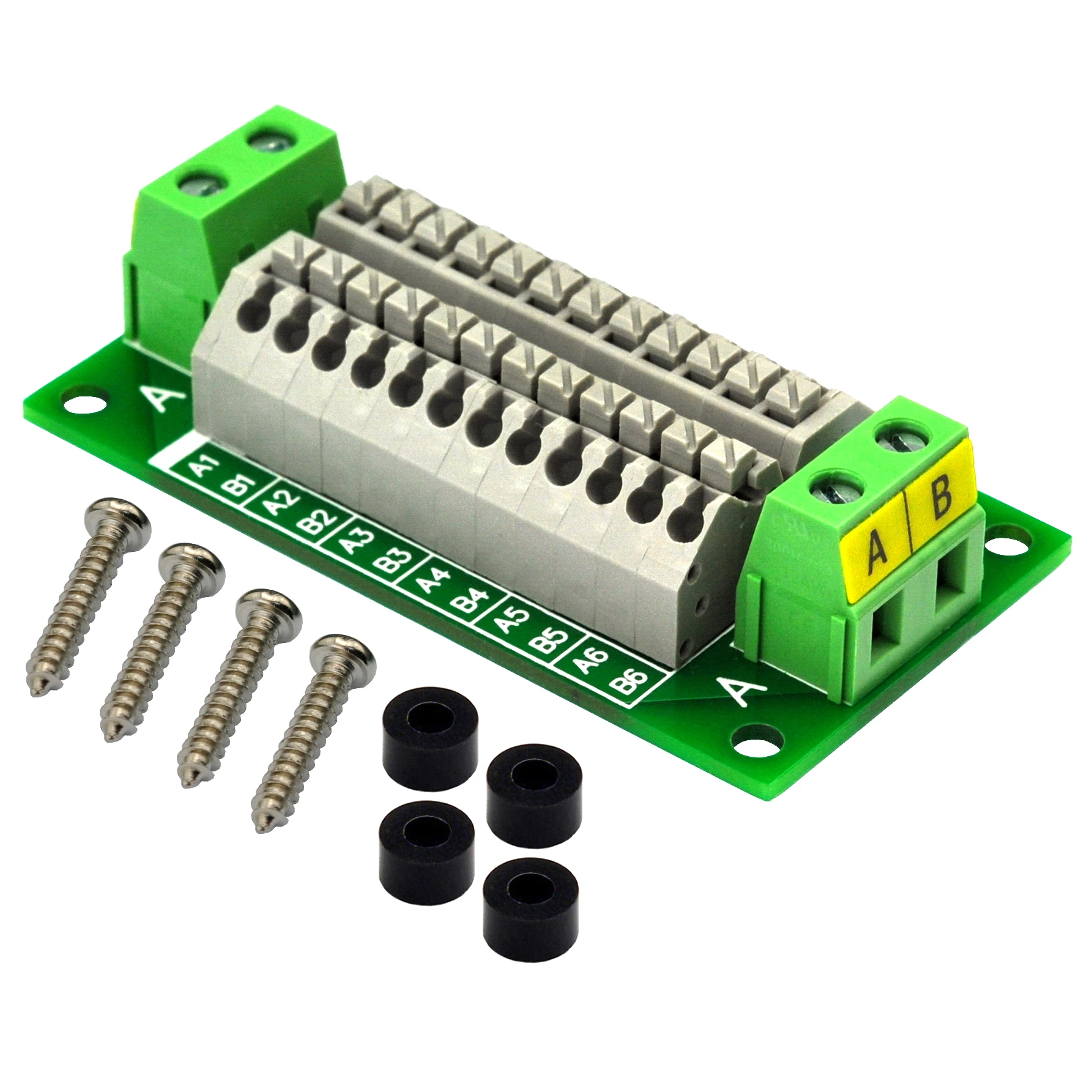 Модуль распределения клеммной колодки 16Amp 48V 2x12, OONO D-1418