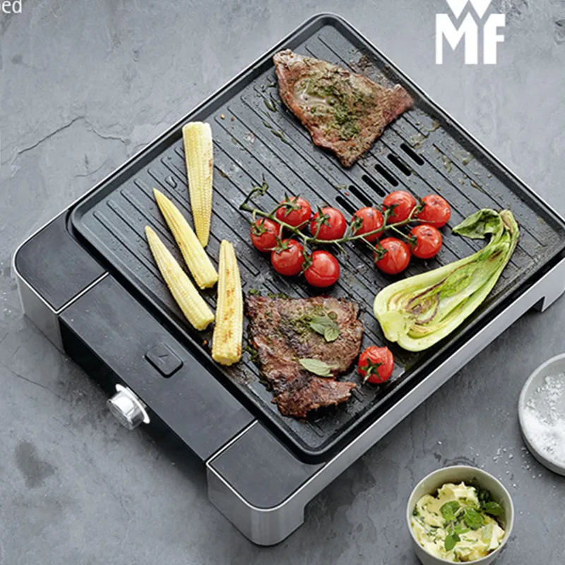 

Electric BBQ Grill Household Less Smoke Electric Grill Electric Grill Plate Grill Pot Non-Stick Square BBQ Grill BBQ Machine