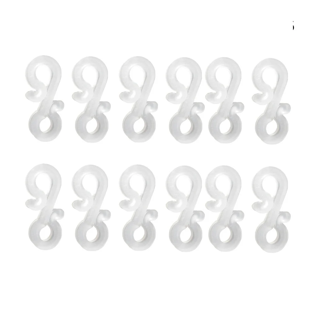 

120pcs Christmas Lamp Hooks Lamp Holder S Clip Hooks for Christmas Decoration