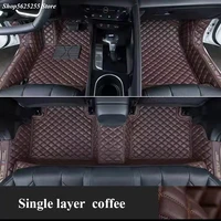 pu leather foot mat for geely tugella 2022 2021 2020 2019 lhd auto floor carpet protector waterproof pad car accessories