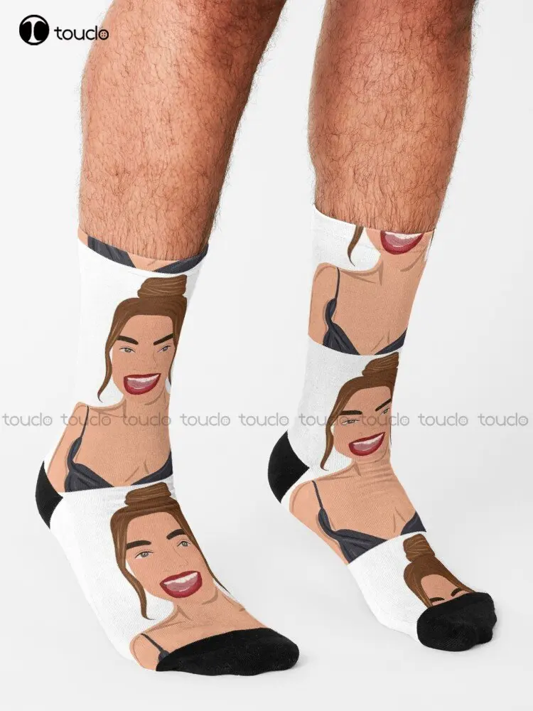 Носки женские футбольные унисекс с цифровой печатью 360 °