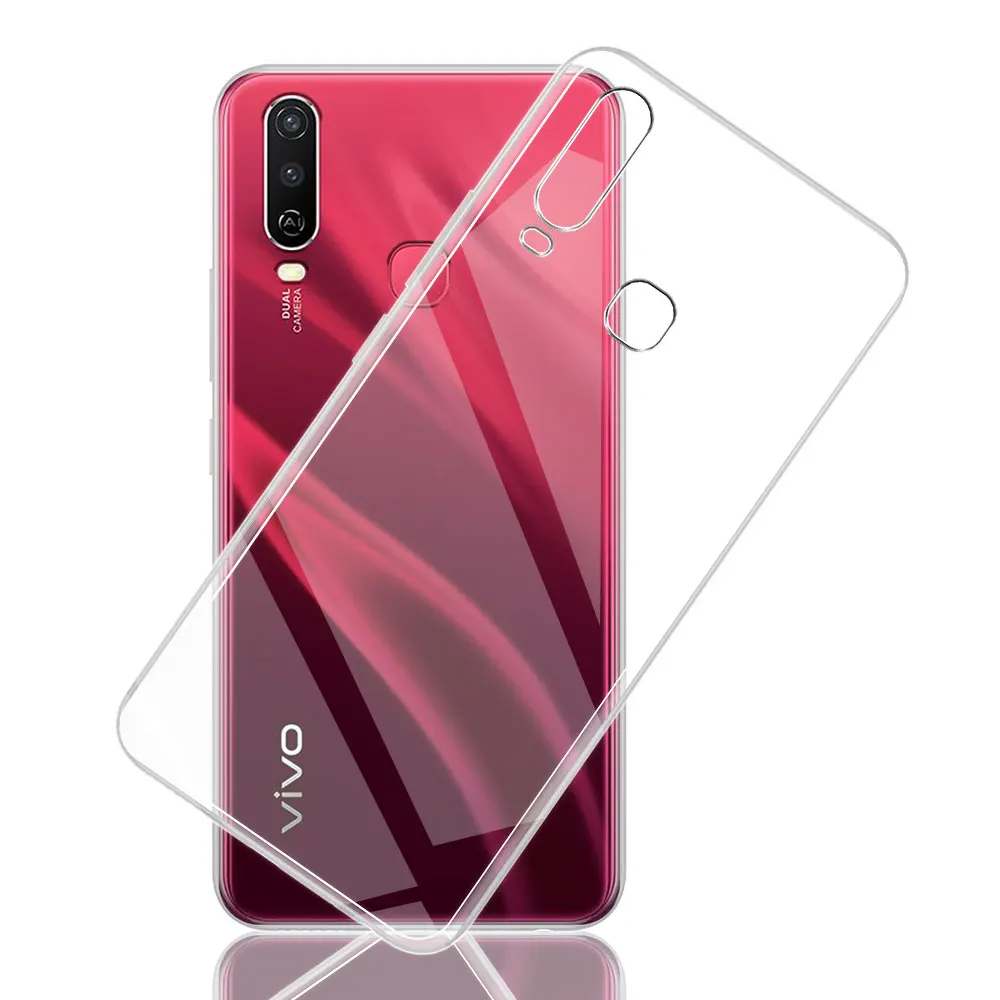 ДЛЯ vivo Y11 2019 Чехол Мягкий силиконовый чехол для vivo Y3 телефонные чехлы для vivoY11 2019 Y3 прозрачный противоударный бампер Coque