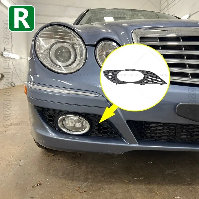 

Для 2007-2009 W211 Mercedes Benz E Class передний бампер противотуманная фара решетка крышка 2118850522 2118850422 2118850974 2118851074
