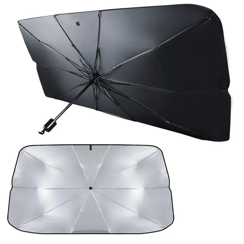

Foldable Car Windshield Sun Shade Umbrella UV Protection Heat Insulation Parasol Car Windshield Cover Interior Sunshade Visor