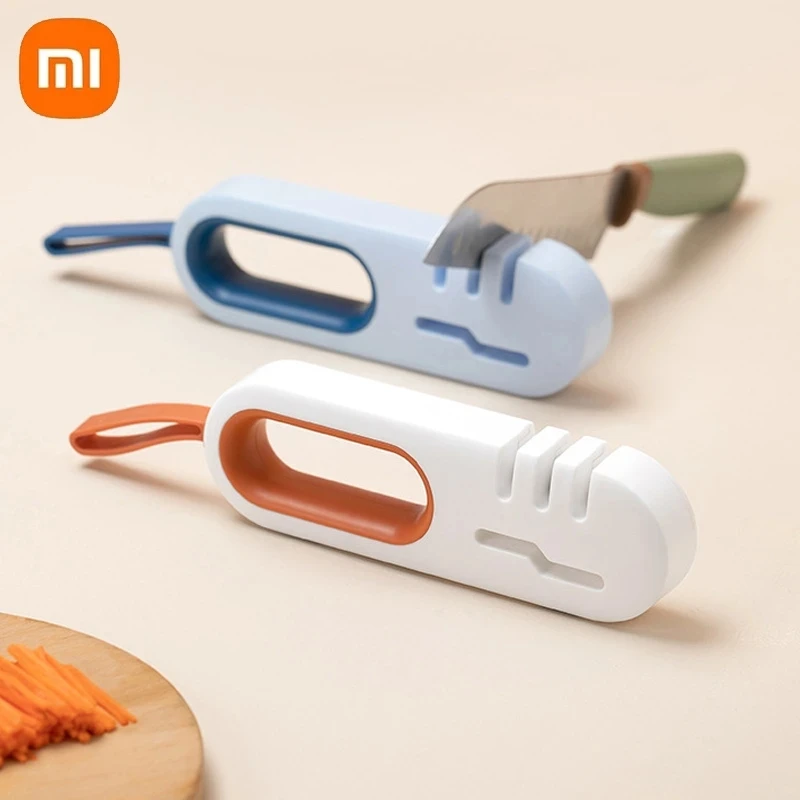 

Многофункциональный инструмент Xiaomi 4 в 1 для заточки кухонных ножей, бытовой инструмент для резки мяса с фруктовыми ножницами, точилка Nini