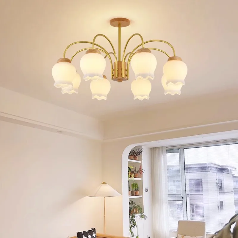 Подвеска в гостиную современная и простая деревенская спальня ретро колокольчик