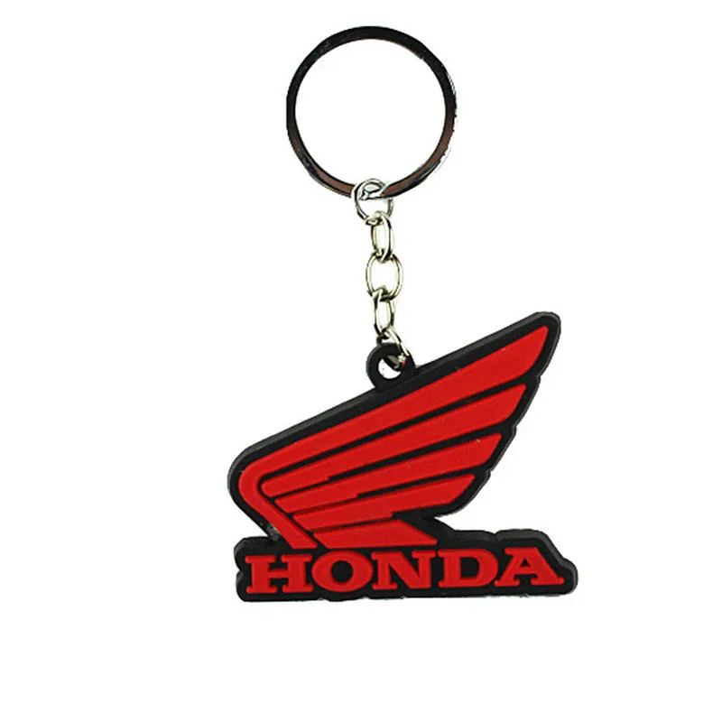 

Брелок для ключей с логотипом бренда, эмблема ветра, мотоцикла, для Honda, кольцо для ключей, детали мотоцикла, автостайлинг, резиновый брелок д...
