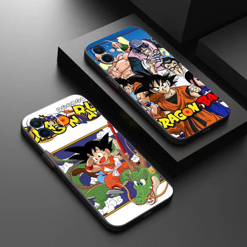 

Dragon Ball Phone Case For Funda iPhone 13 12 11 Pro Max Mini X XR XS Max 6 6s 7 8 Plus Funda Carcasa Coque Silicone Cover Soft
