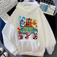2022 mens hoodies fnaf casual clothes cartoons animals bear rabbit game kawaii anime tops street hoodie pullover couple sweater