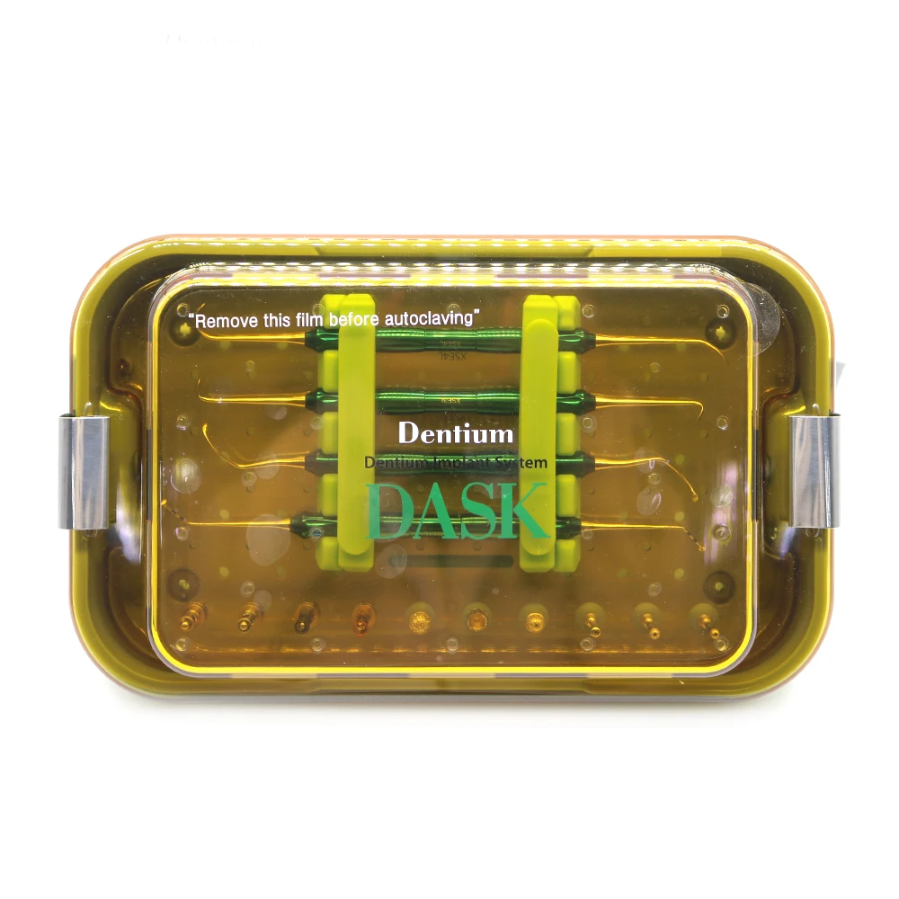 Dental Dentium Dask Kit Drill Stoppers Sinus Lifting Elevation Solution Tool Instrument Dask Dentium Advanced Sinus Kit Dask