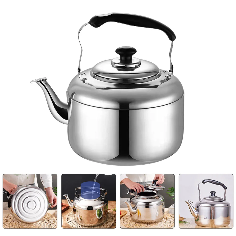 

Kettle Tea Water Whistling Stovetop Teapot Pot Stove Boiling Coffee Kettles Stainless Steel Hot Teakettle Camping Gas Induction