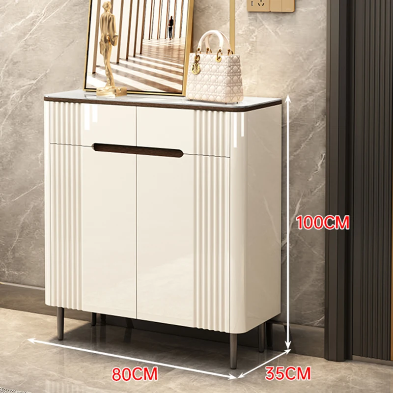 Кухонный буфет с декоративной полкой современные деревянные модульные полки