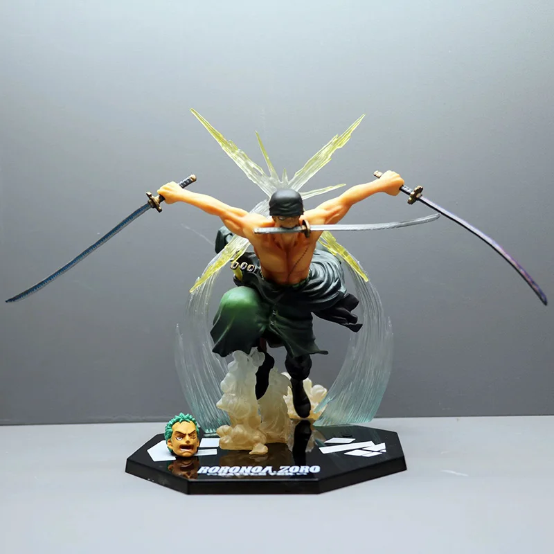 

Экшн-фигурка ророноа Зоро из аниме One Piece, статуя с тремя ножом и призраком 3D2Y Ver. Коллекционная фигурка из ПВХ, подарок, 17 см