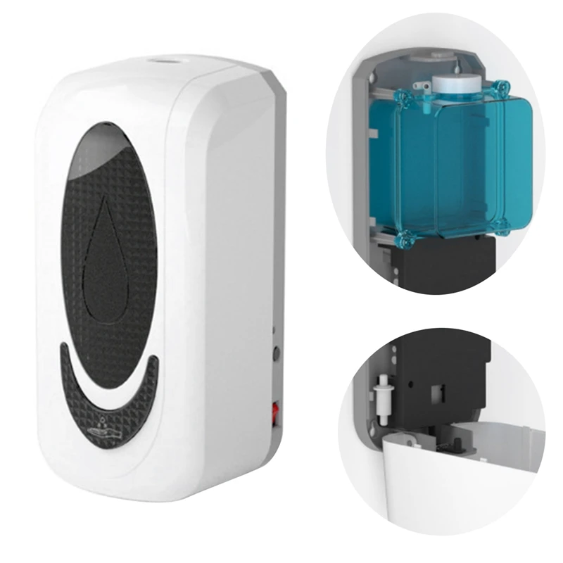 

Soap Dispenser 800Ml Wall-Mount Automatic IR Sensor Touch-Free Kitchen Soap Lotion Pump For Kitchen Bathroom