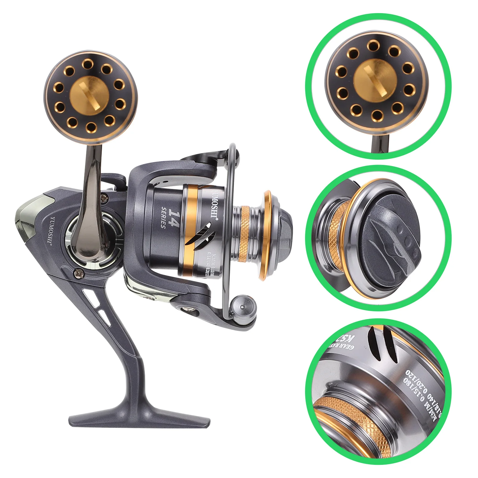 

High Fishing Reel Fishing Rod Reel Fishing Reels Accessories Fishing Tool Fishing Wheel Reel Smooth Reels Fishing Tackle