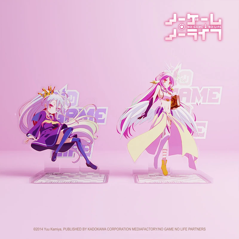 

Подставка аниме NO GAME NO LIFE Shiro Jibril, акриловая фигурка, настольное украшение, 15 см