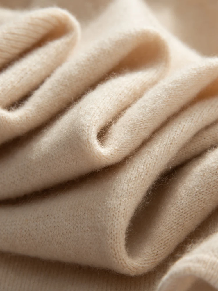 Женский кашемировый пуловер повседневный однотонный мягкий свободный джемпер с