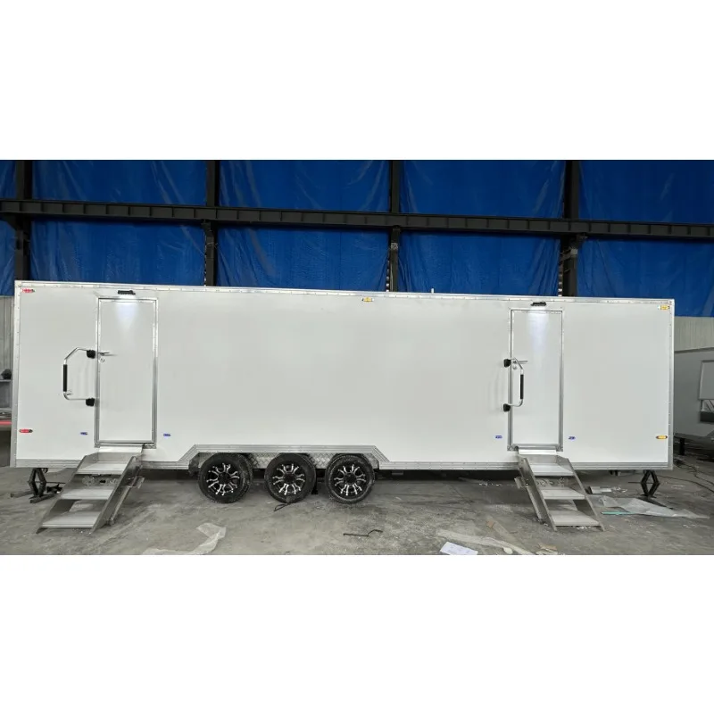 Роскошный коммерческий уличный портативный самоочищающийся мобильный душ и