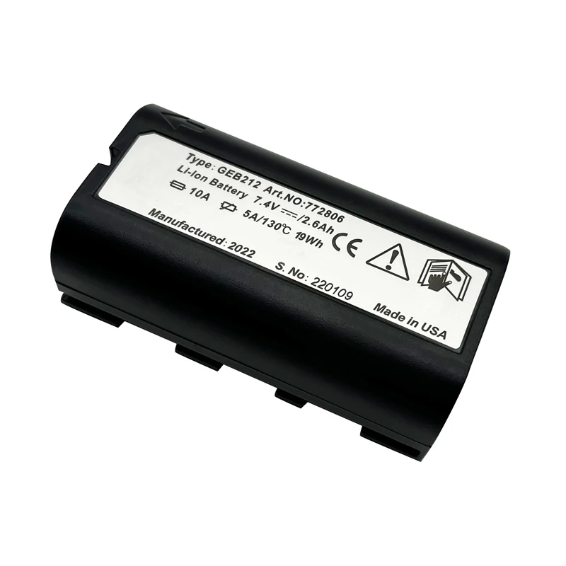 

High Quality GEB212 Replacement Battery Compatible Leica ATX1200 ATX1230 GPS1200 GPS900 GRX1200 7.4V 2600mAh
