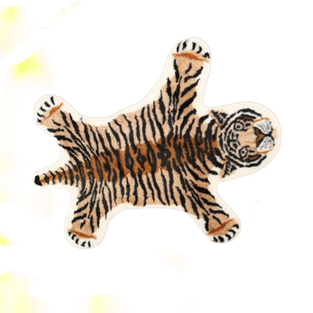 

Rug Carpet Animal Area Rugs Door Washablemat Indoor Print Roomdecorative Machine Cushion Anti Besidde Cowhide Hide Fluffy