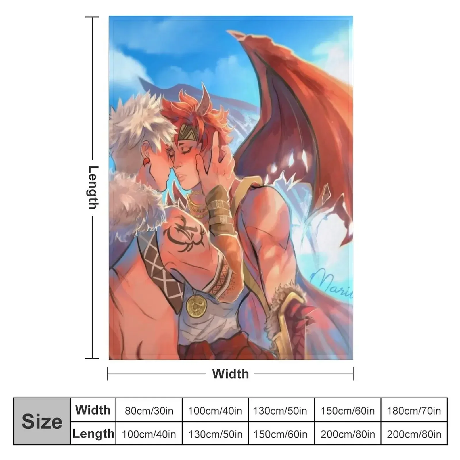 Фэнтези Кирибаку пледы манга оболочки для декоративных одеял диванов