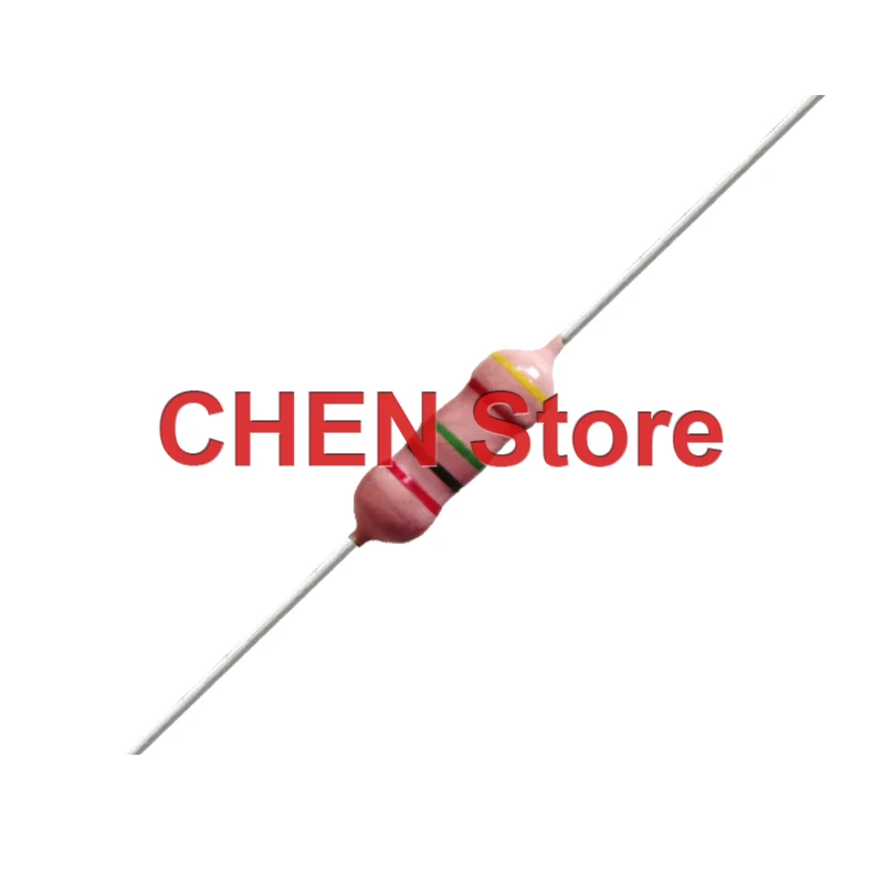 10 шт./20 шт. Новинка RI40 0,5 Вт 50 м 100 м 200 м 500 м стойкость к высокому напряжению цветное кольцо металлическая пленка Стекло Глазурь