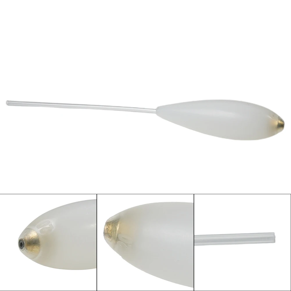 1 шт. акриловый поплавок для рыбалки белый полутонущий 10/15/20/30 г приманка морской